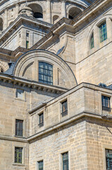 Fototapeta na wymiar Architectural detail, Royal Site of San Lorenzo de El Escorial, Spain