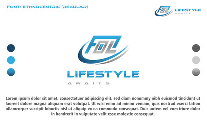 Logo for a Real State Company, FDL