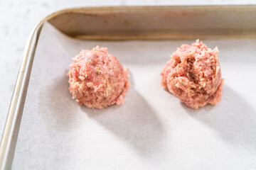Oven Baked Meatballs