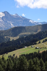 Mont Blanc massif Saint-Gervais-Les-Bains France Mont Joly 