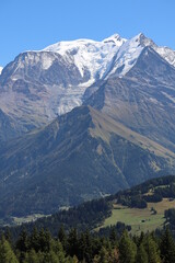 Mont Blanc massif Saint-Gervais-Les-Bains France Mont Joly 