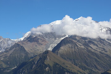 Mont Blanc massif Saint-Gervais-Les-Bains France Mont Joly 
