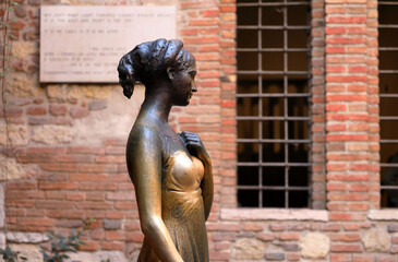House of Juliet in Verona, Italy, Europe.