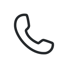 Phone call icon, simple illustration