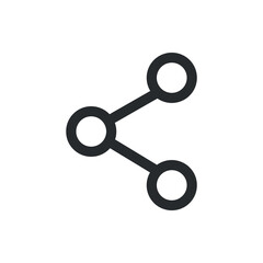 Share icon, share simple illustration
