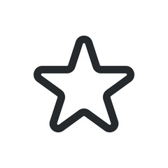 Star icon, star simple illustration