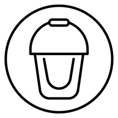 bucket icon