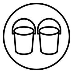 bucket icon