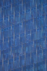 blue texture in the photographer's lens