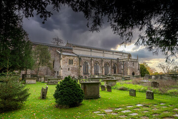 13th Century church of St Mary The Virgin at Berkeley, Gloucestershire, United Kingdom