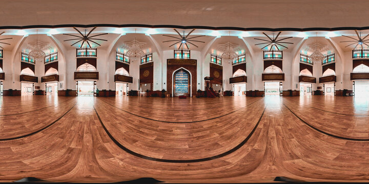 Maldives Islamic center interior 360&ordm; Panorama