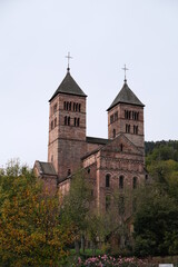 Fototapeta na wymiar Abbaye de murbach Alsace