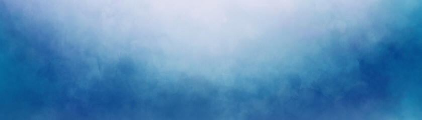 Elegant light blue background with white hazy top border and dark blue green grunge texture bottom border, luxury pastel blue design - 551361031
