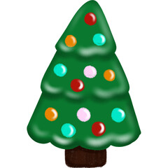 Xmas Tree with bubbles