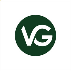 letter vg logo vector template