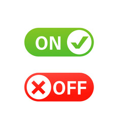 On and off button for any purpose. Vector illustration