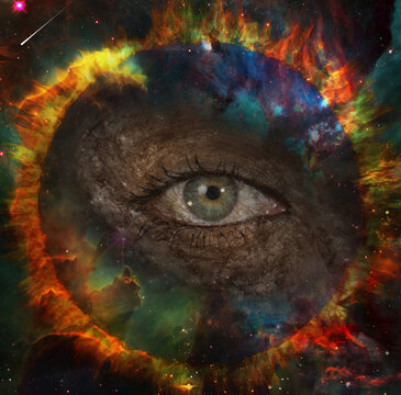 All seeing eye in space