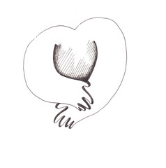  Sweet illustration , dove of peace, pure sentiment.