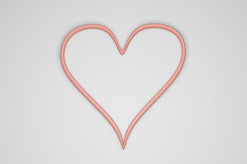 Backgrounds Red paper heart