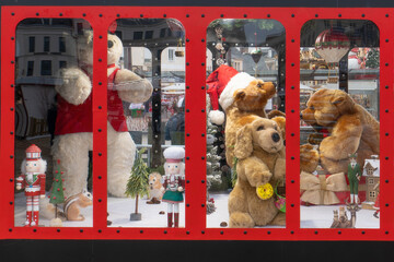 Vitrine de Noël animée