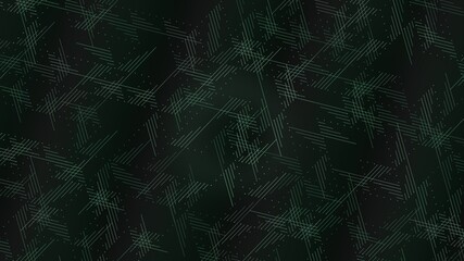 Illustration of a green and black background with patterns