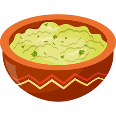 Traditional Mexican   guacamole