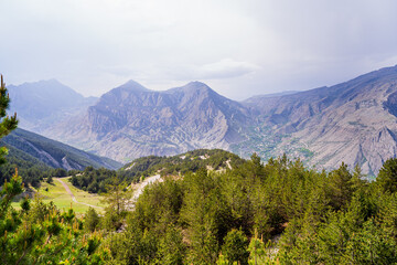 Dagestan mountains and landscape, beautiful views and impressive beauties