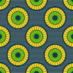 African Fabric Tribal Pattern Design Art seamless, ethnic 