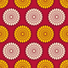 Fototapeta na wymiar African Fabric Tribal Pattern Design Art seamless, ethnic 