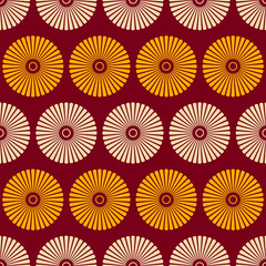 African Fabric Tribal Pattern Design Art seamless, ethnic 