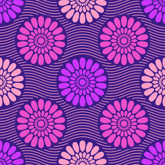 African Fabric Tribal Pattern Design Art seamless, ethnic 