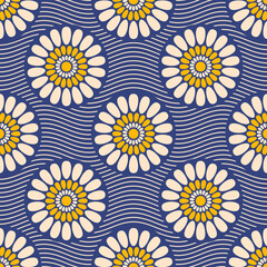 African Fabric Tribal Pattern Design Art seamless, ethnic 