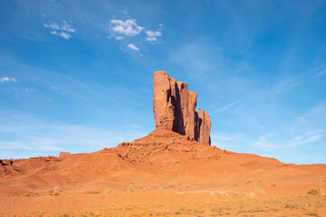 scenic view to the butte in monument valley, USA