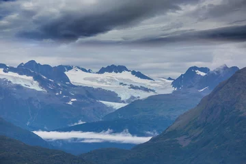 Papier Peint photo autocollant Denali Mountains in Alaska