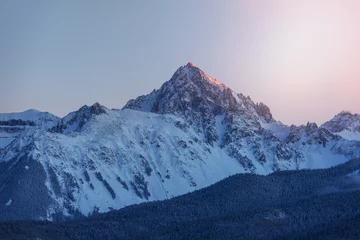 Plexiglas foto achterwand Winter mountains © Galyna Andrushko
