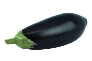 eggplants on transparent background with PNG.