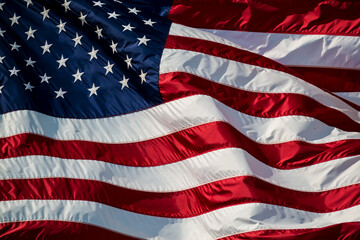 Obraz premium Waving US Flag