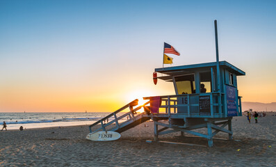 Obraz premium Los Angeles Beach