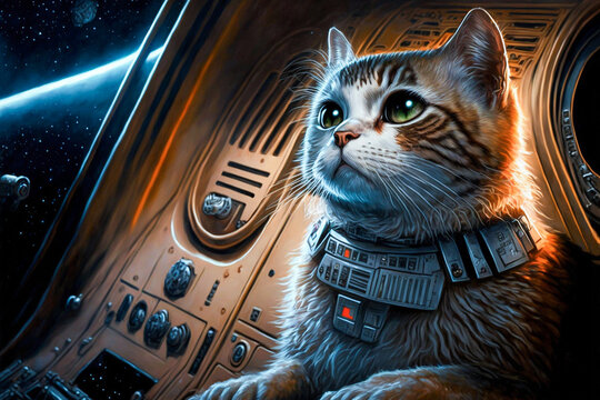 Outer Space Cat Images – Browse 3,693 Stock Photos, Vectors, and