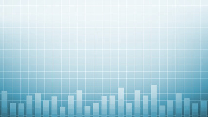 Abstract graph chart of stock market trade background.