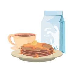 breakfast of pancakes