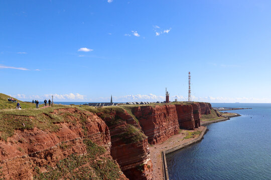 Germany's most beautiful offshore island Helgoland in the North Sea