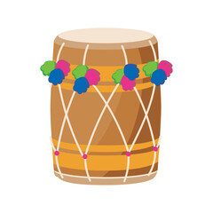 Fototapeta na wymiar colored drum design