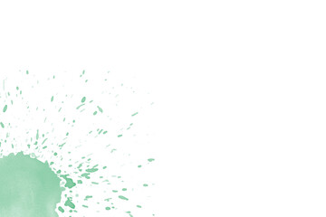 飛び散る絵の具