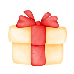 Gift box with ribbon