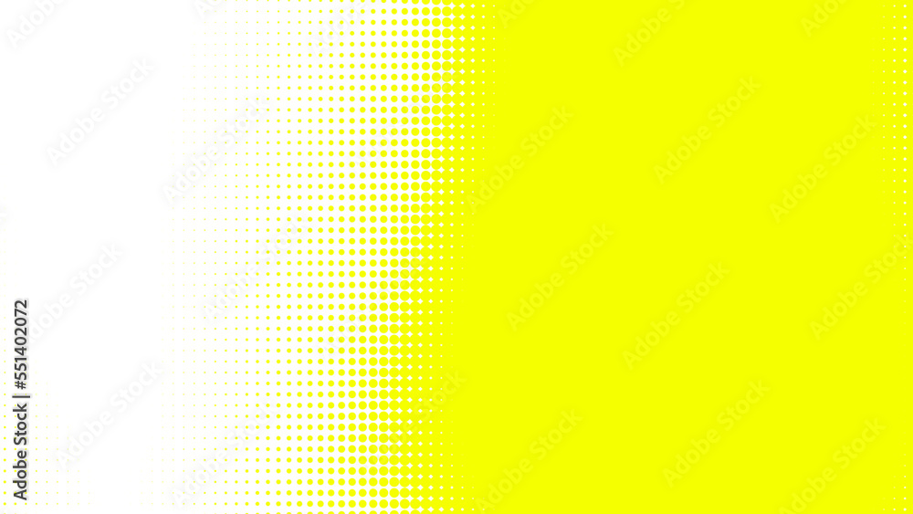 Aufkleber dots halftone white yellow color pattern gradient texture with technology digital background. dots p