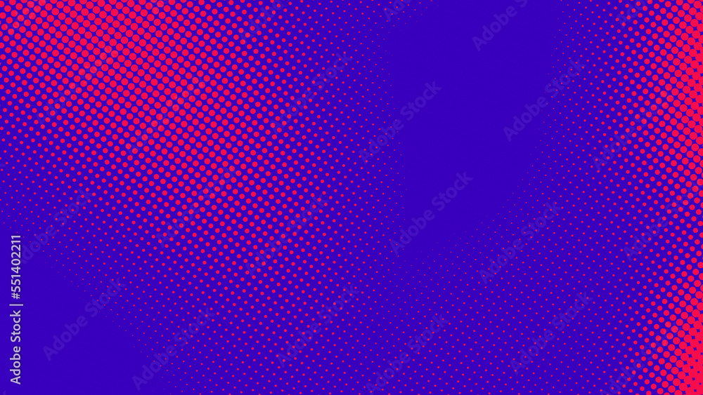 Poster abstract dots halftone purple pink color pattern gradient texture background.