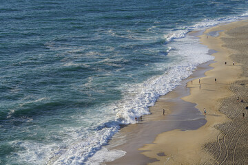 waves on the beach