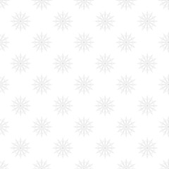 Seamless Christmas pattern with snowflakes. Cozy winter background.