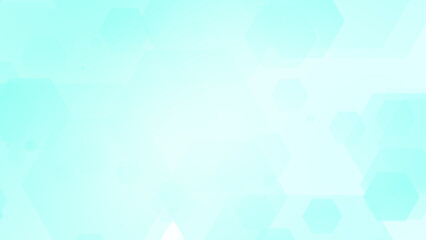 Abstract hexagon cross geometric white blue pattern medical background.
